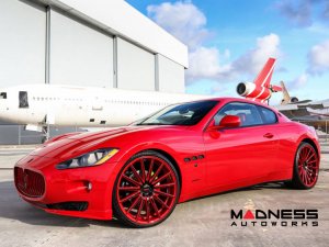 Maserati GranTurismo Custom Wheels - VFS-2 by Vossen - Red / Black